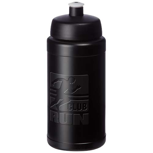 Bouteille de sport promotionnelle 500ml Rise Baseline Noir / Noir